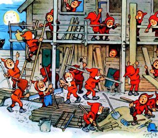 The Heinzelmännchen:  Mischievous Little Helpers Who Worked Under the Cover of Darkness!